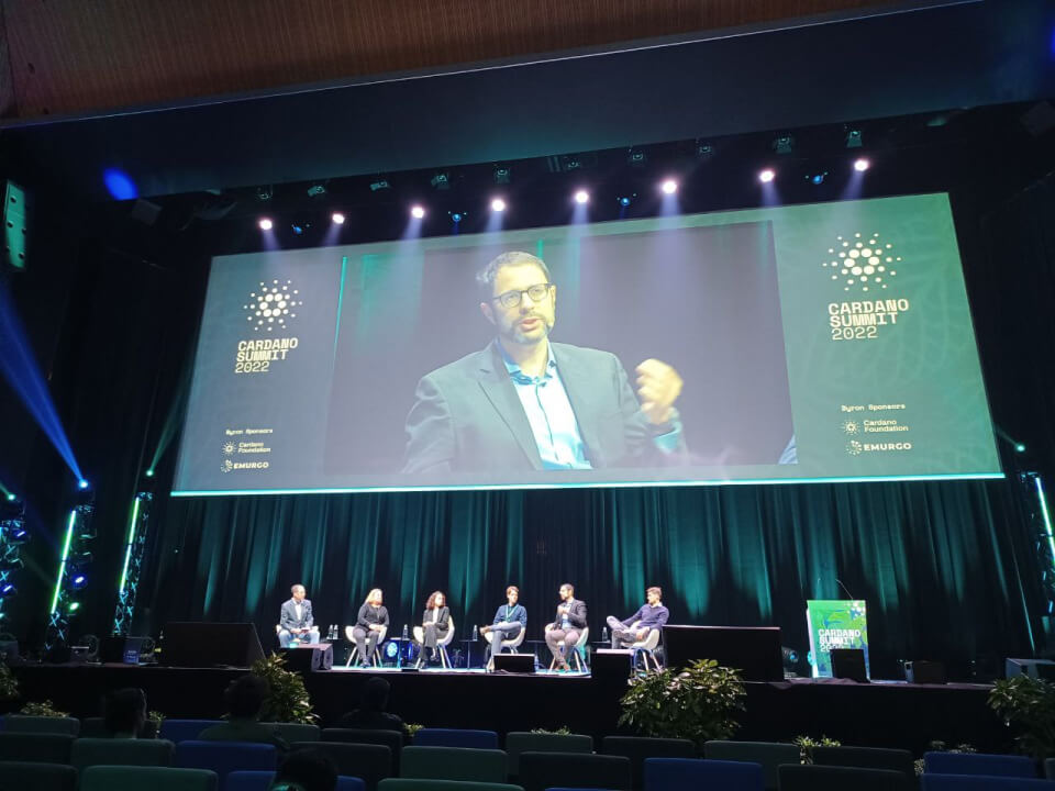 Cardano Summit 2022, ImpactScope on the main stage